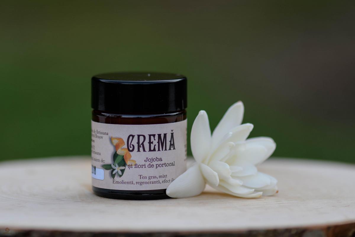 Crema cu jojoba si flori de portocal