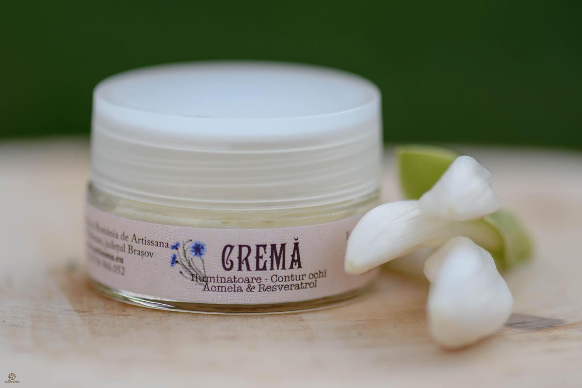 Crema iluminatoare contur ochi cu Acmella si resveratrol